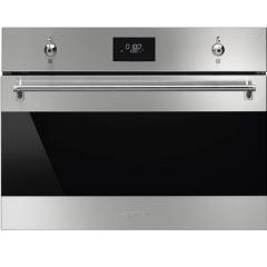 SMEG SF4301MCX - Мултифункционална фурна с интегрирани микровълни за вграждане 40л