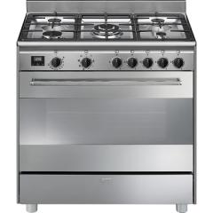 SMEG GA91CTX2 - Комбинирана готварска печка 90см