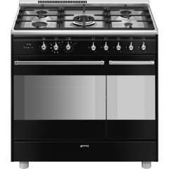 SMEG SCB92PN8 - Комбинирана готварска печка 90см