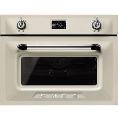 SMEG SF4920MCP1 - Мултифункционална фурна за вграждане с интегрирани микровълни 40л