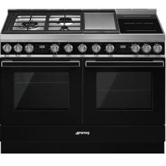 SMEG CPF120IGMPBL - Комбинирана готварска печка 120см