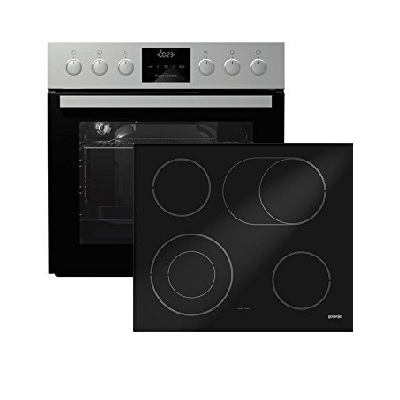 Фурна и плот за вграждане GORENJE-BC635E19X-2 + ECD620SC