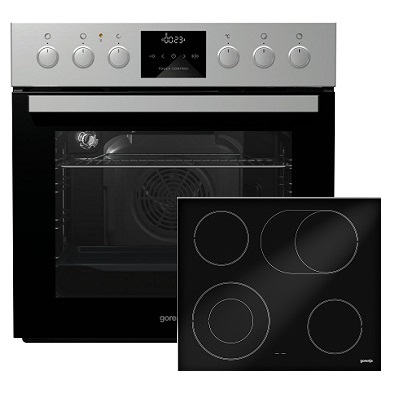 Фурна и плот за вграждане GORENJE-BC637E13X + EDC620SCS