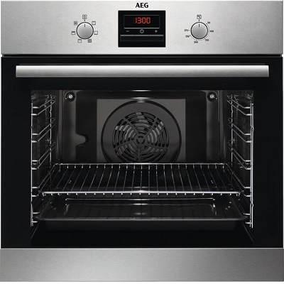 Мултифункционална фурна за вграждане 72л - AEG BES33101ZM