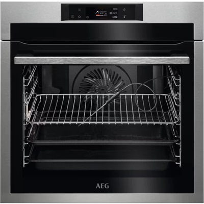Мултифункционална фурна за вграждане 71л - AEG BPE742280M