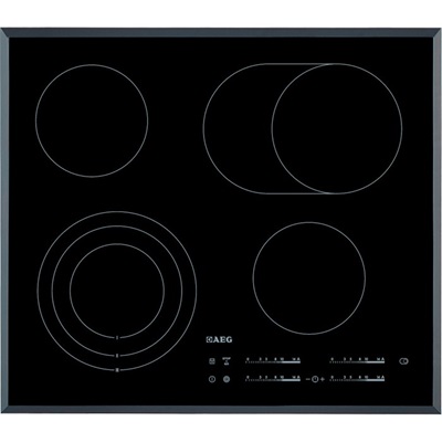 Плот стъклокерамичен 4 зони - AEG HK65407RFB