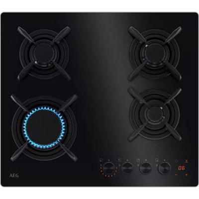 Газов плот 4 зони - AEG HKB64453NB