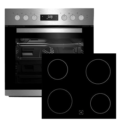 Фурна и плот за вграждане - BEKO-BUM22323X + CE5800