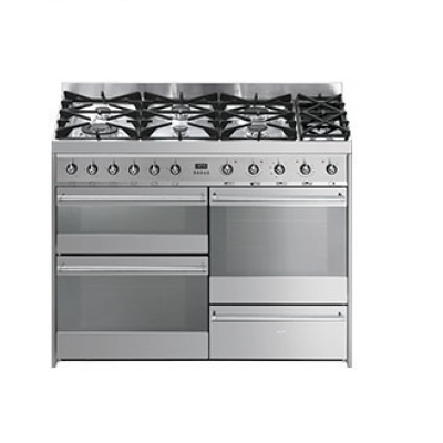 Комбинирана готварска печка 110см - SMEG C113GMX
