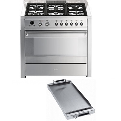 Комбинирана готварска печка 90см - SMEG-CSP19-7 + TPKX