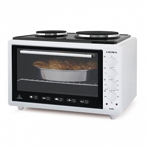 Мини готварска печка 58см  - CROWN TK2/W