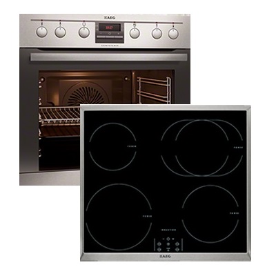 Фурна и плот за вграждане - AEG-EE3013031 + HE634250XB