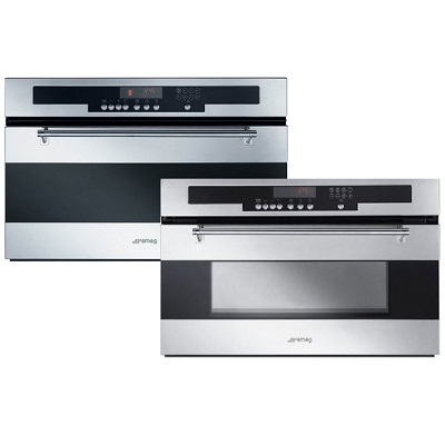 Фурна и парна фурна за вграждане - SMEG-FP38X + FV38X