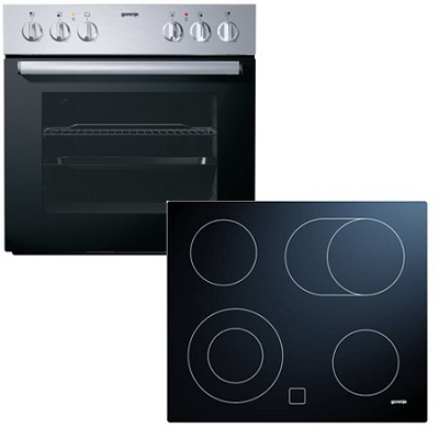Фурна и плот за вграждане GORENJE-BC51101ZX + ECD620ESC