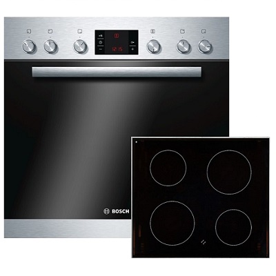 Фурна и плот за вграждане BOSCH-HEG73U150 + EHE54U