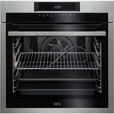 Мултифункционална фурна за вграждане 71л - AEG BPE742320M