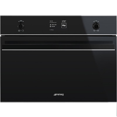 Мултифункционална фурна за вграждане с интегрирани микровълни 50л - SMEG SF4603MCNX