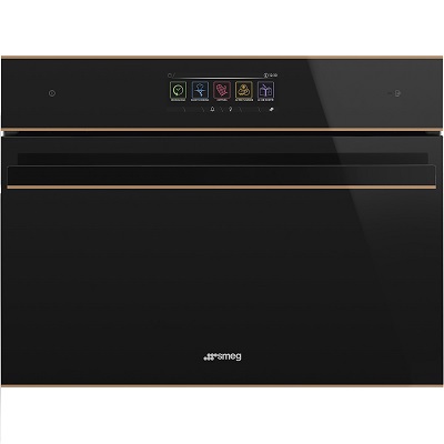 Мултифунционална фурна за вграждане с интегрирани микровълни 40л - SMEG SF4606WMCNR
