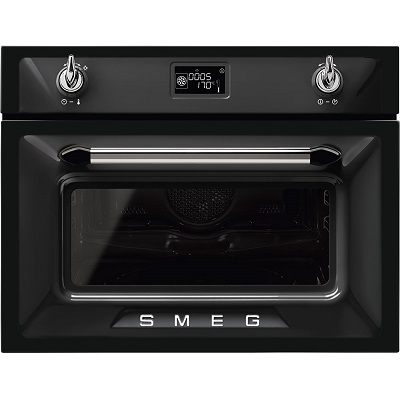Мултифункционална фурна за вграждане с интегрирани микровълни 40л - SMEG SF4920MCN1