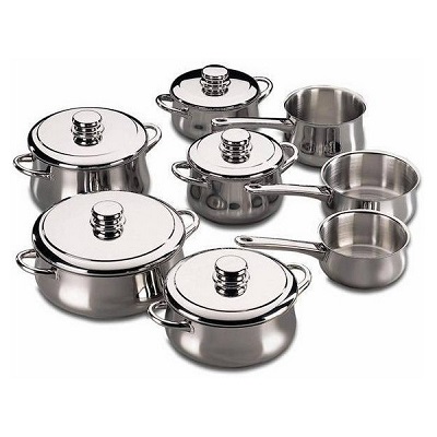 Комплект за готвене 8 части - FAGOR SET CINEA CONVEX SILVER 8
