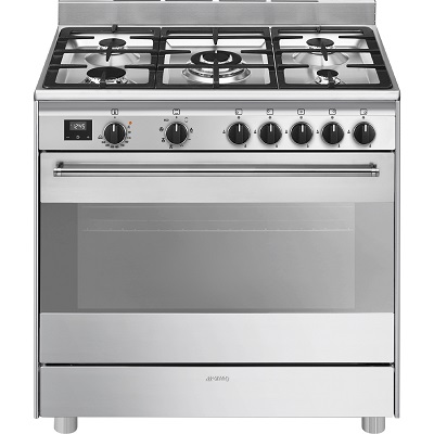 Комбинирана готварска печка 90см- SMEG BG91X2