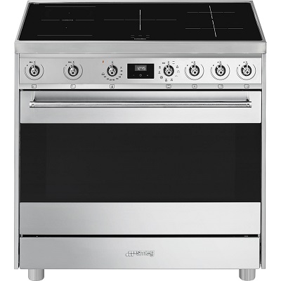 Комбинирана готварска печка 90см - SMEG C9CIMX9-1