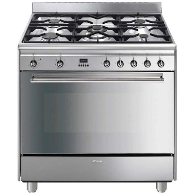 Комбинирана готварска печка 90см - SMEG SCB91MCX9