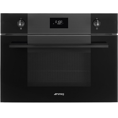 Мултифункционална фурна с интегрирани микровълни за вграждане 40л - SMEG SF4101MCNO