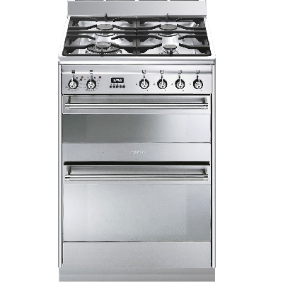Комбинирана готварска печка 60см - SMEG SUK62MX8