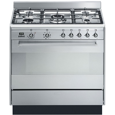 Комбинирана готварска печка 90см - SMEG GM90X9