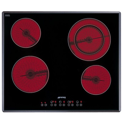 Стъклокерамичен плот 4 зони - SMEG SE2641TC2