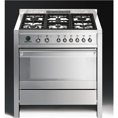 Комбинирана готварска печка 90см - SMEG CSP19-7