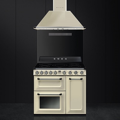 Готварска печка SMEG+ подарък аспиратор SMEG-TR93IP + KT90PE