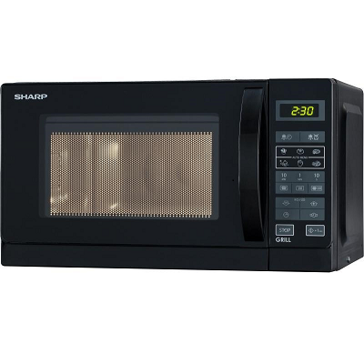 Микровълнова фурна 20л - SHARP R-642(BK)W