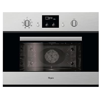 Мултифункционална фурна за вграждане с интегрирани микровълни 40л -WHIRLPOOL AMW545IX