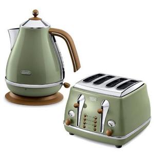 Комплект тостер и кана DELONGHI CTOV4003.GR + KBOV3001GR