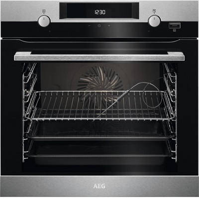 Мултифункционална фурна за вграждане 71л - AEG BCK456220M