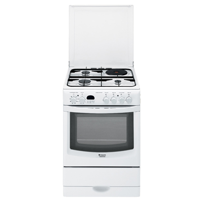Готварска печка 60 см - HOTPOINT C61F8(W)