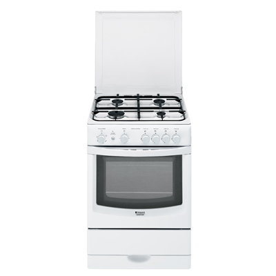 Готварска печка 60 см - HOTPOINT CG64G1(W)