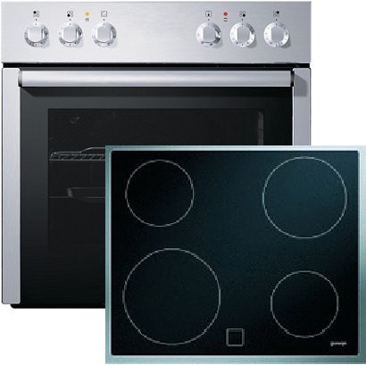 Фурна и плот за вграждане GORENJE-BC7120AX + EHE54