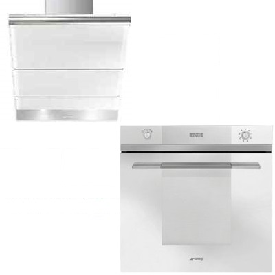 Комплект фурна за вграждане и аспиратор - SMEG-SFP106B-1 + KTS75BC