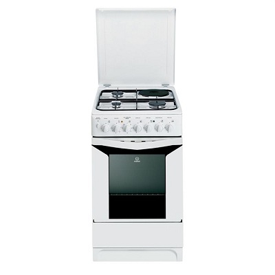 Комбинирана готварска печка 50см - INDESIT K3M5S(W)FR