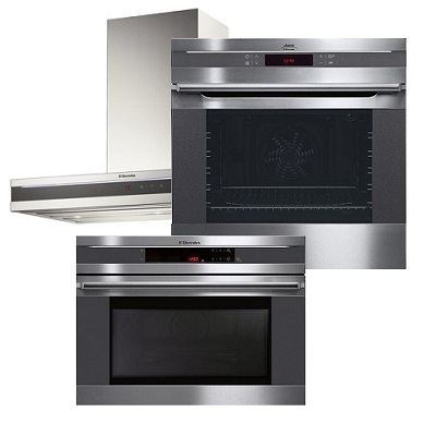Комплект аспиратор + фурна + микровълнова  за вграждане ELECTROLUX JOC68400X + EMC38915X + EFC9671X