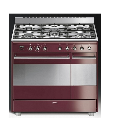 Комбинирана готварска печка 90см - SMEG SCB92PRW8