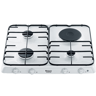Плот газ/ток 4 зони - HOTPOINT PF631EWH