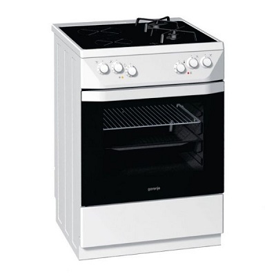 Комбинирана готварска печка 60см - GORENJE KC67130BW