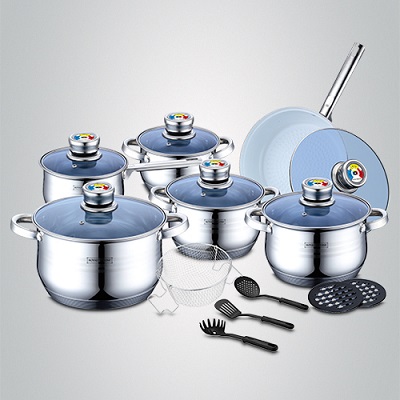 Комплект за готвене 18 части - ROYALTY LINE RL-1801BC