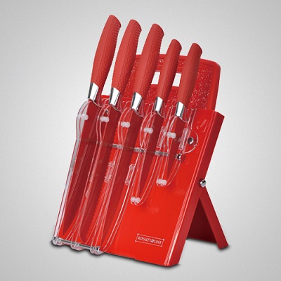 Комплект ножове 7 части - ROYALTY LINE RL-RED7ST-W