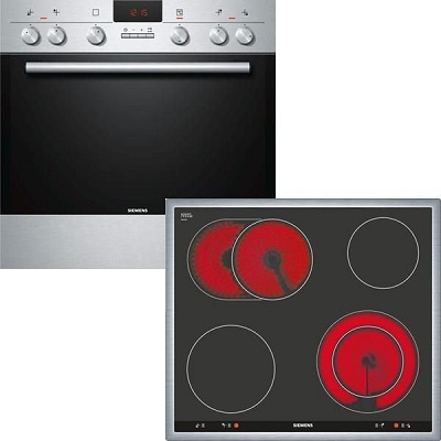 Фурна и плот за вграждане SIEMENS-HE23AB503 + EA645GN17