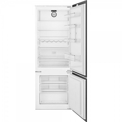 Хладилник с фризер за вграждане 370л - SMEG C875TNE